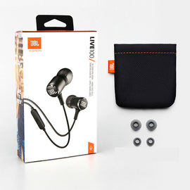 JBL LIVE100 3.5mm Wired Earphones Stereo Sound Line Control