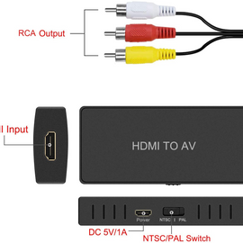 HDMI to AV Converter HDMI to Video Audio Adapter